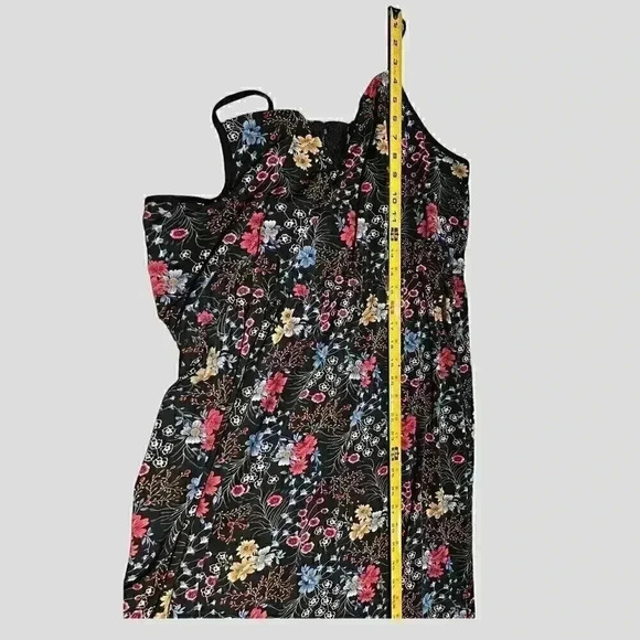 Warehouse One maxi black floral‎ sleeveless dress size 1X - Picture 5 of 8